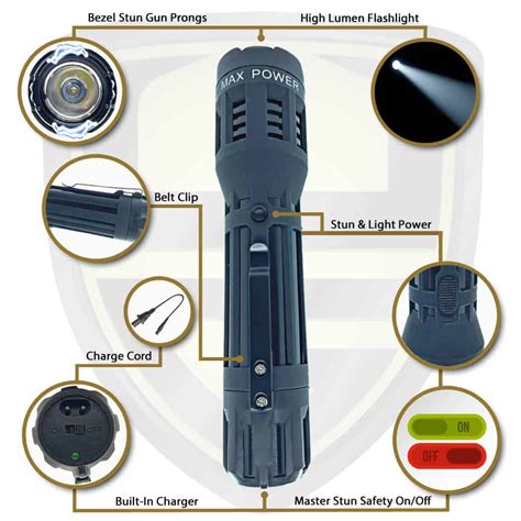 flashlights with tasers
